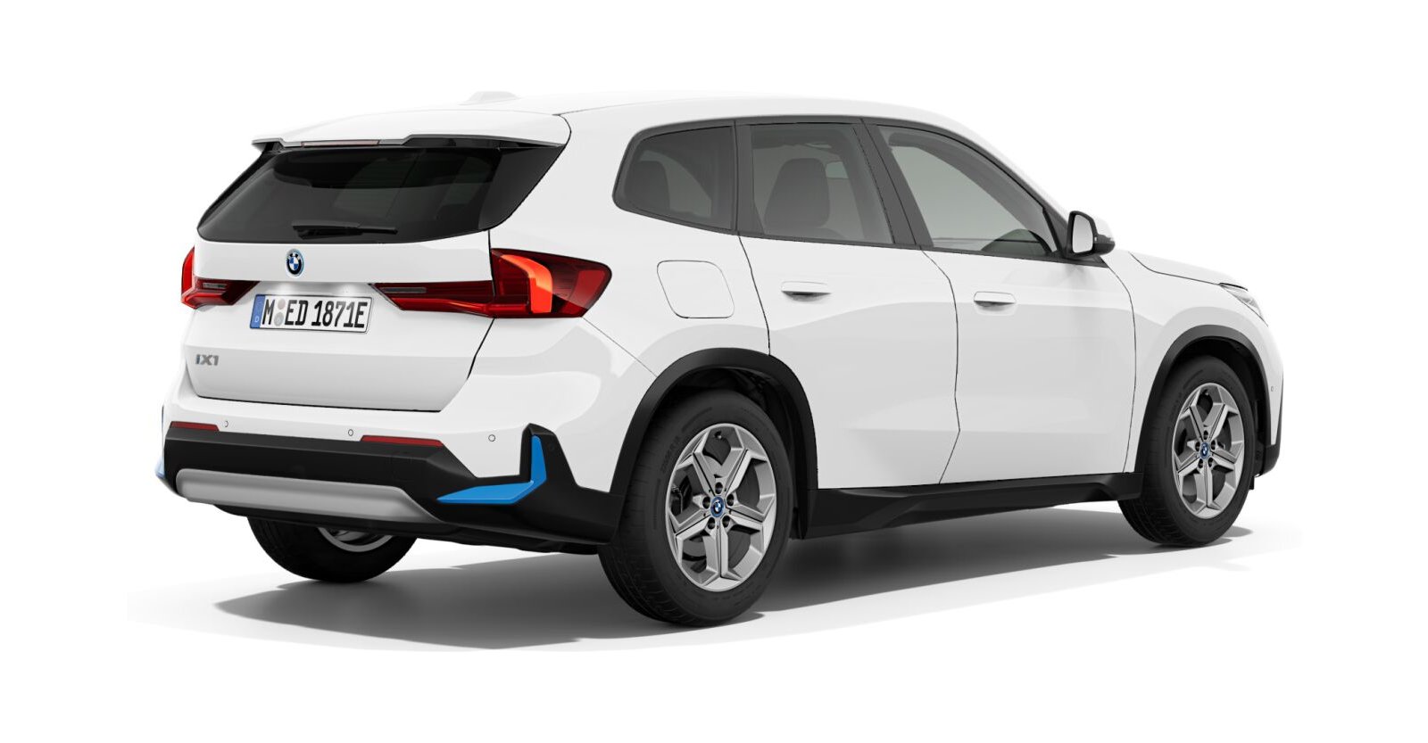 BMW BMW I in Weiß von hinten