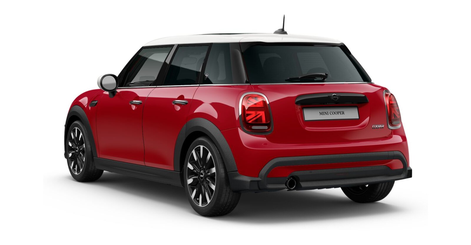 MINI MINI 5-Türer in Rot von hinten