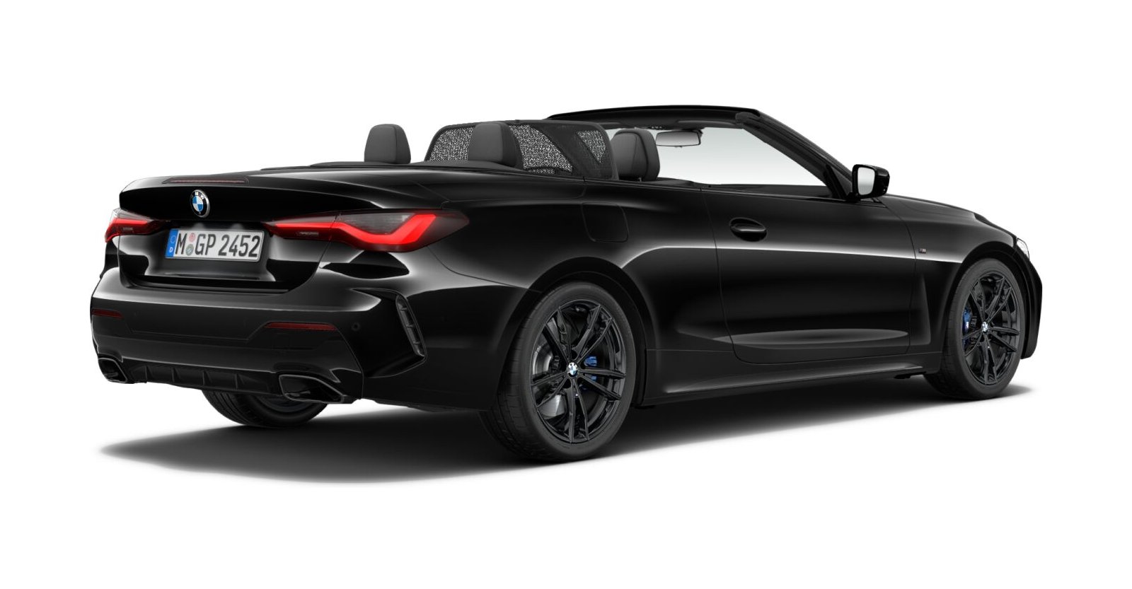 BMW BMW 4er in Schwarz von hinten BMW BMW 4er in Schwarz von hinten