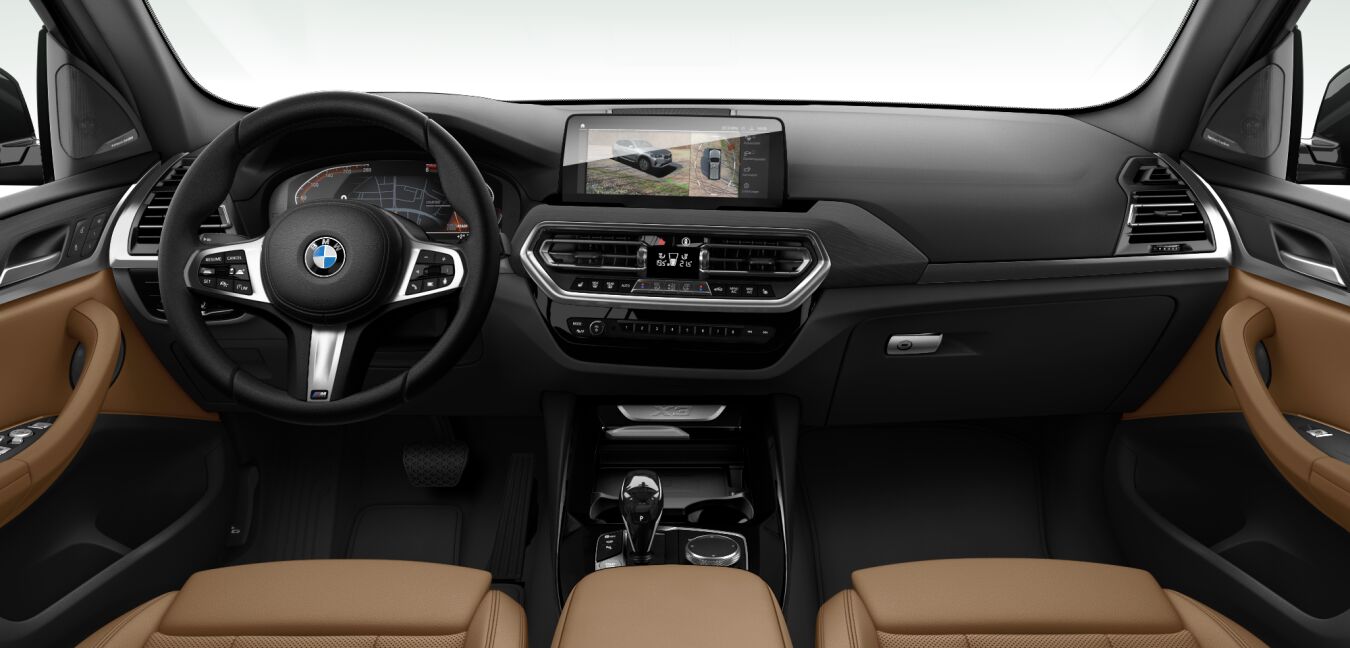 BMW BMW X im Innenraum von vorne
