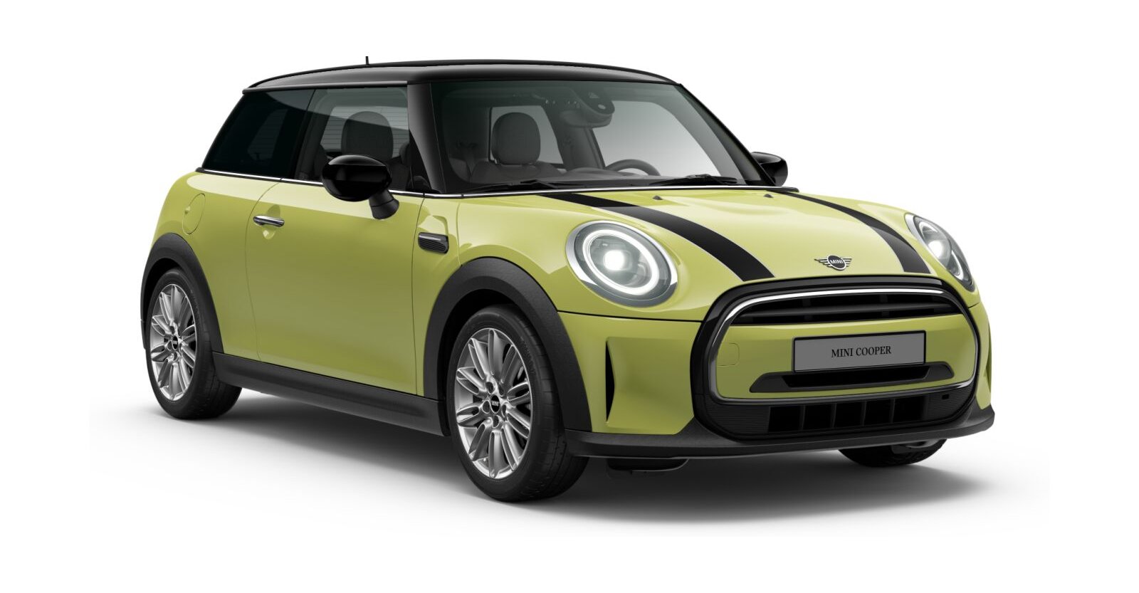 MINI MINI 3-Türer in Gelb von vorne