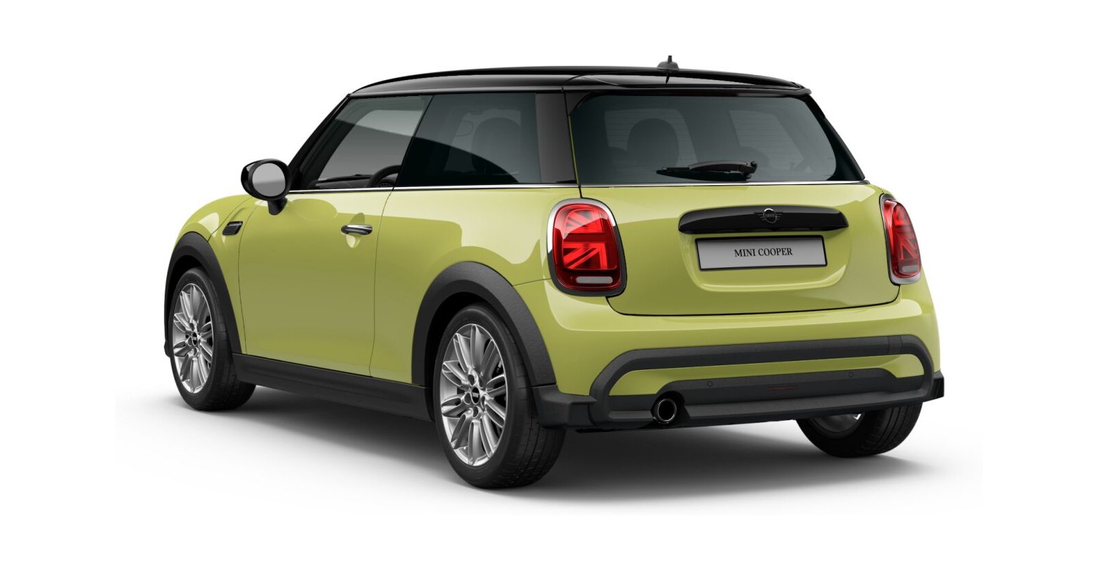 MINI MINI 3-Türer in Gelb von hinten