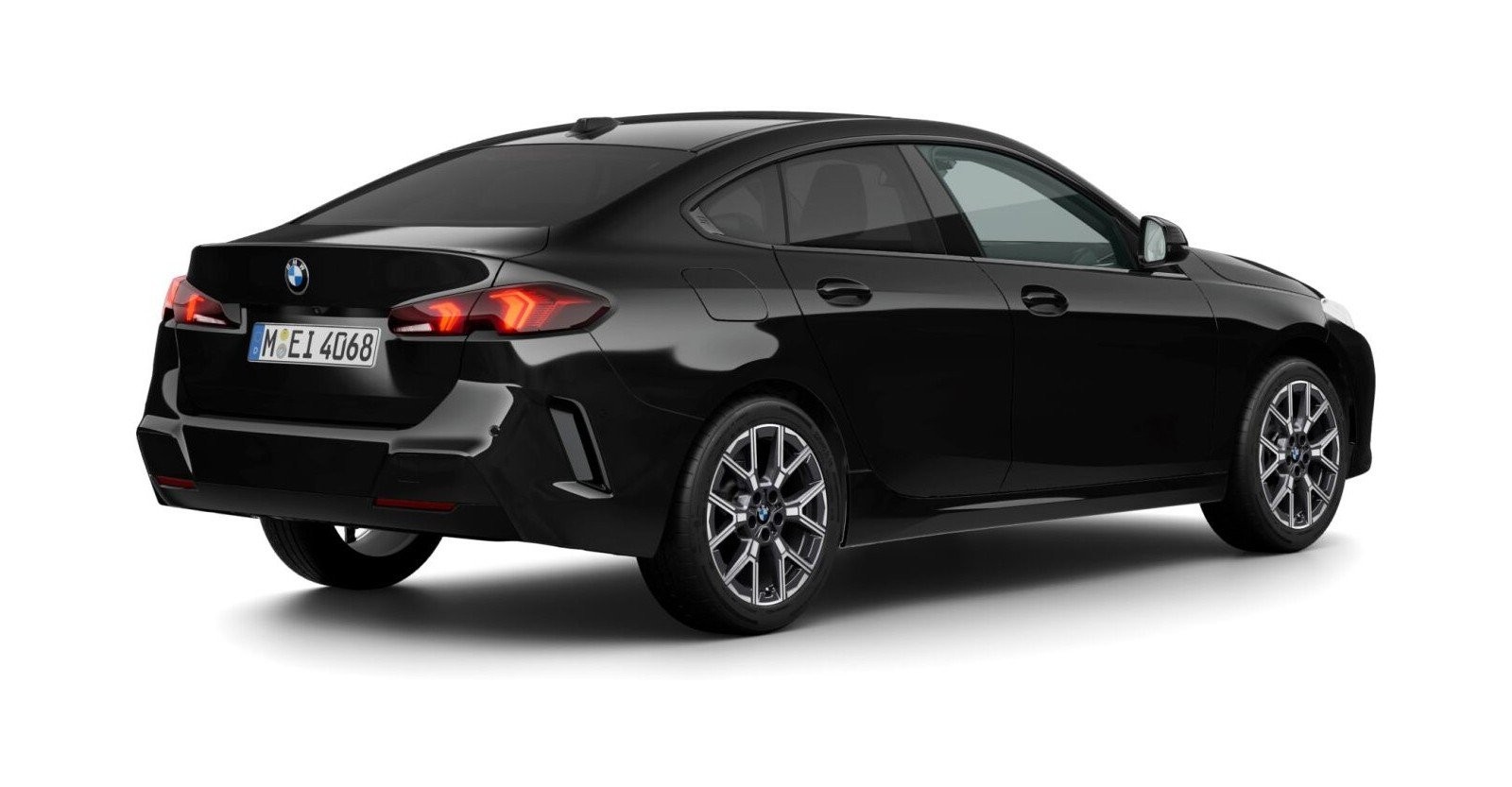 BMW BMW 2er in Schwarz von hinten BMW BMW 2er in Schwarz von hinten