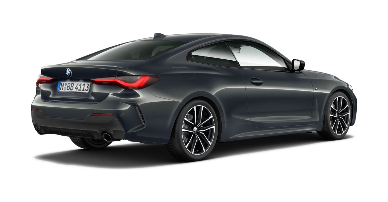 BMW BMW 4er in Grau von hinten BMW BMW 4er in Grau von hinten