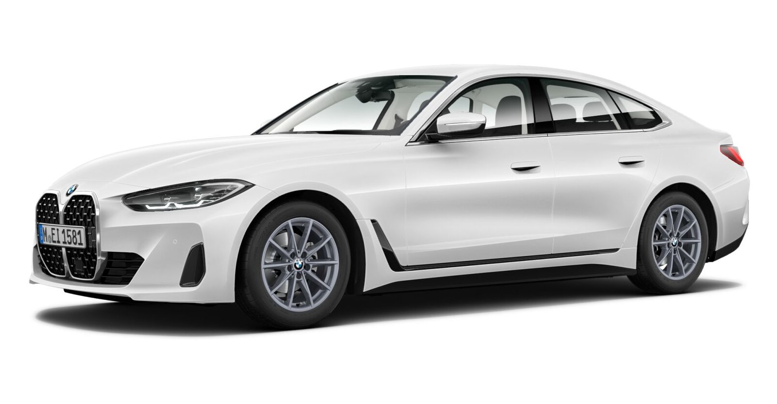 BMW BMW 4er in Weiß von vorne BMW BMW 4er in Weiß von vorne