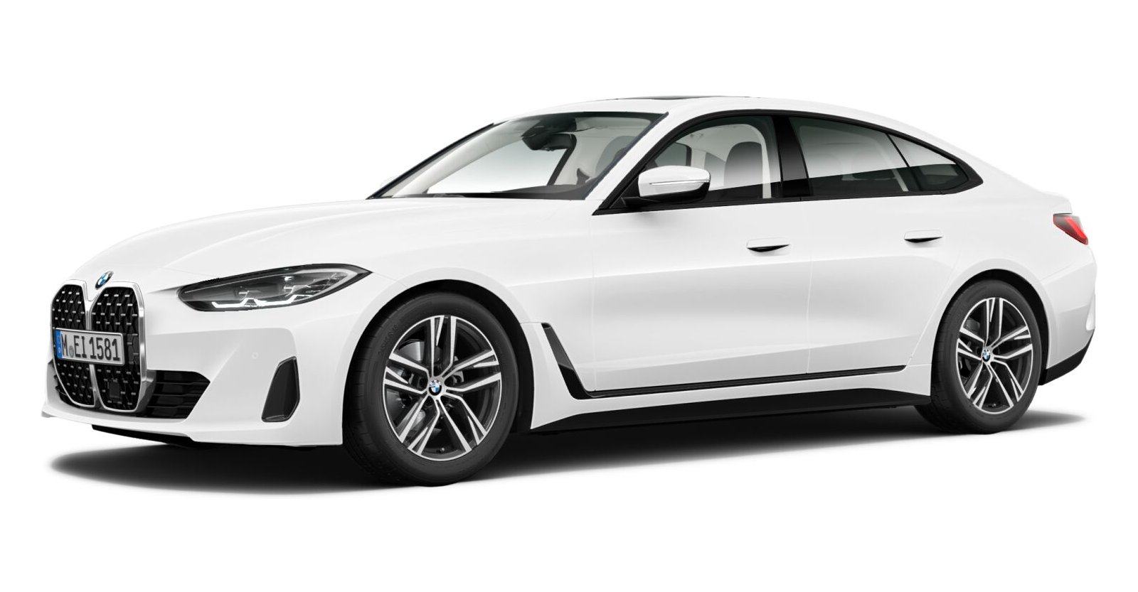 BMW BMW 4er in Weiß von vorne BMW BMW 4er in Weiß von vorne