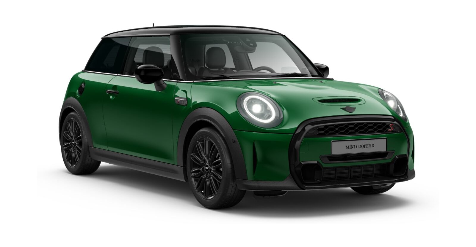 MINI Cooper S 3-Türer in Grün von vorne MINI Cooper S 3-Türer in Grün von vorne