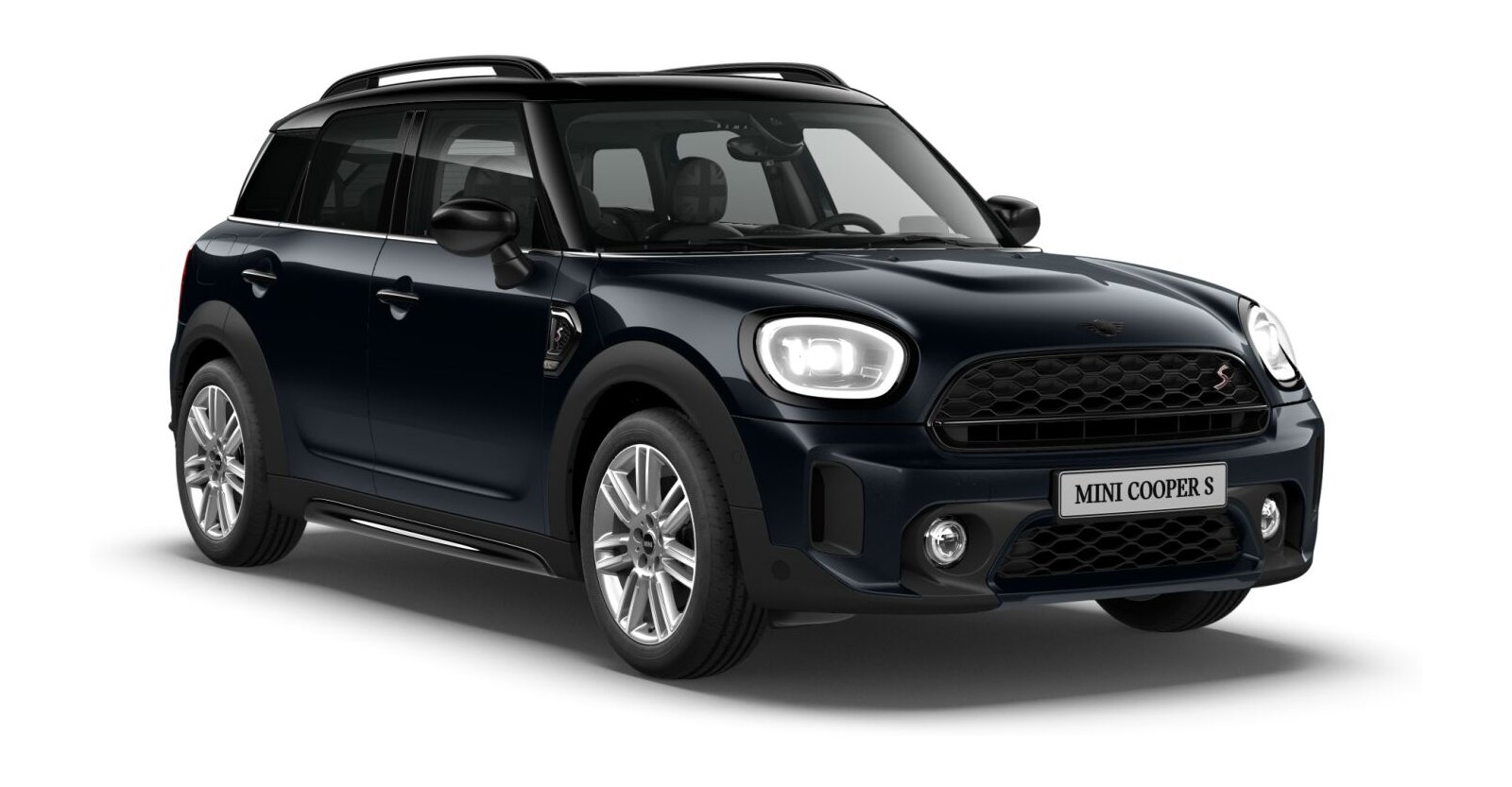 MINI Cooper S Countryman ALL4 in Schwarz von vorne MINI Cooper S Countryman ALL4 in Schwarz von vorne