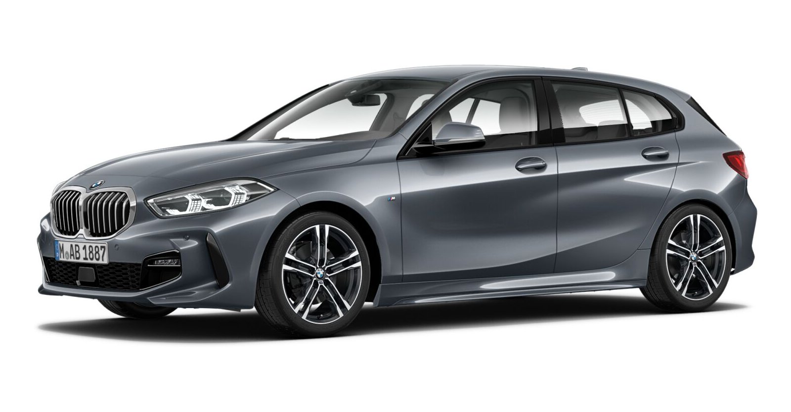 BMW BMW 1er in Grau von vorne BMW BMW 1er in Grau von vorne