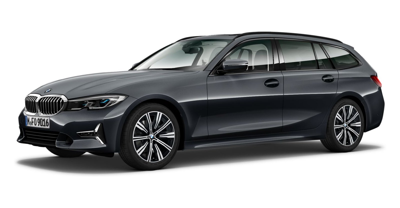 BMW BMW 3er in Grau von vorne