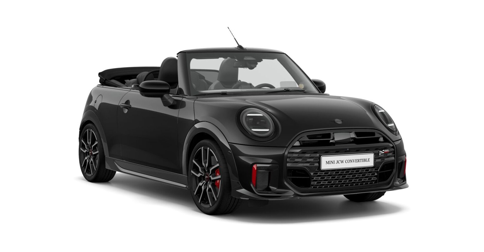 MINI MINI Cabrio in Schwarz von vorne