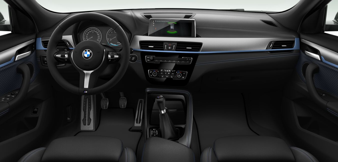 BMW BMW X im Innenraum von vorne