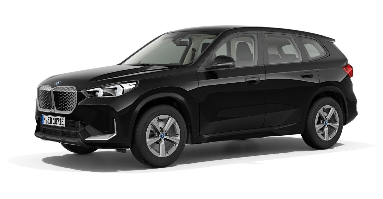 BMW BMW I in Schwarz von vorne BMW BMW I in Schwarz von vorne