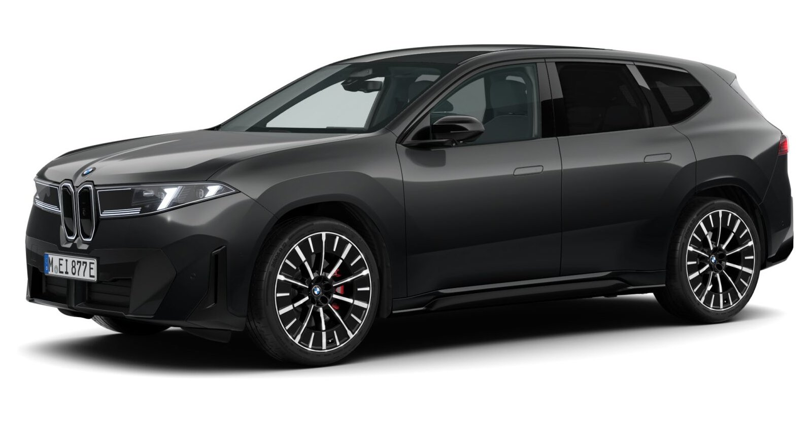 BMW BMW I in Schwarz von vorne