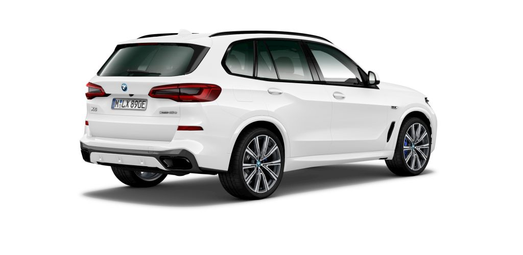 BMW BMW X in Weiß von hinten BMW BMW X in Weiß von hinten