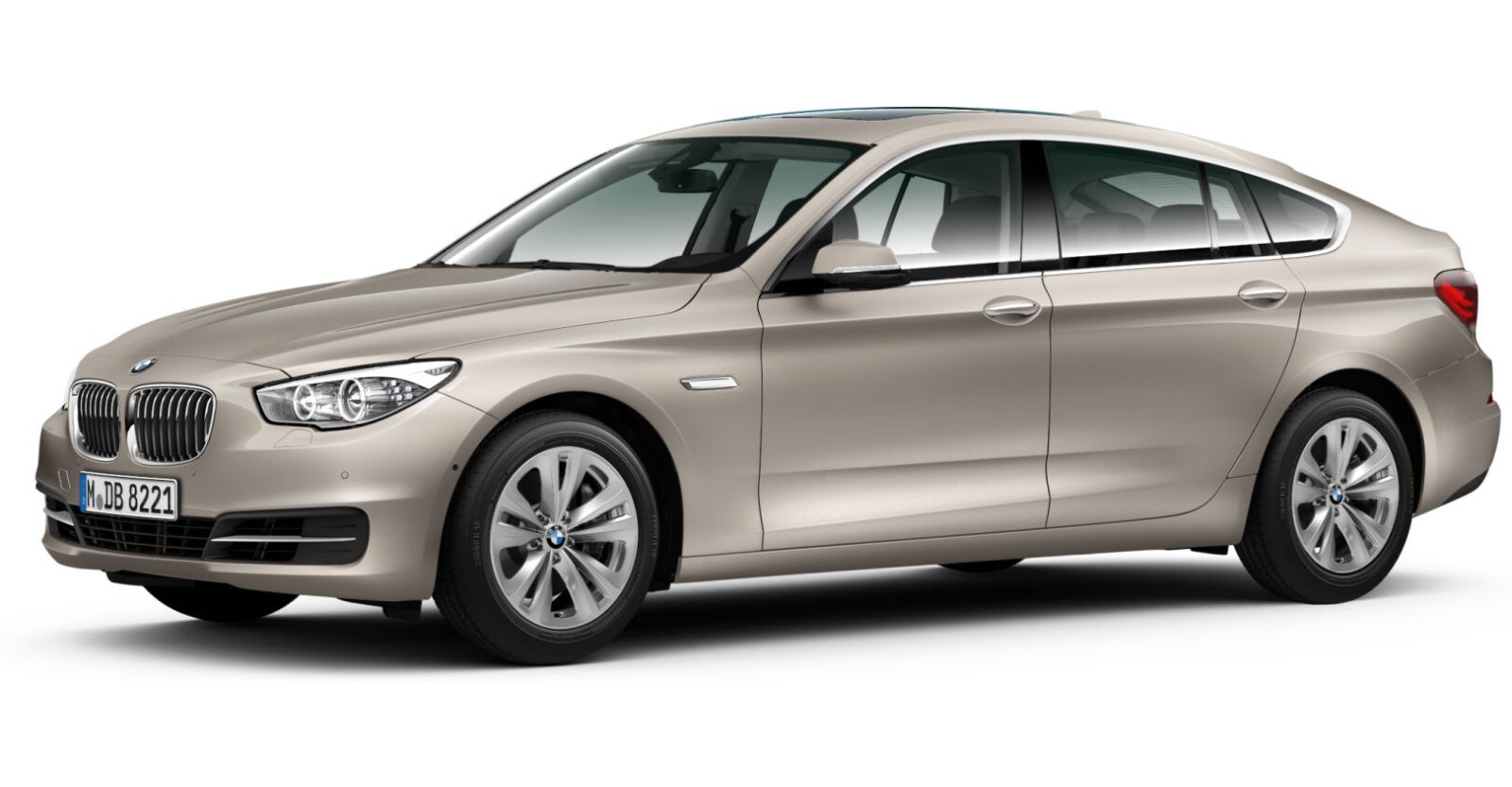 BMW BMW 5er in Silber von vorne