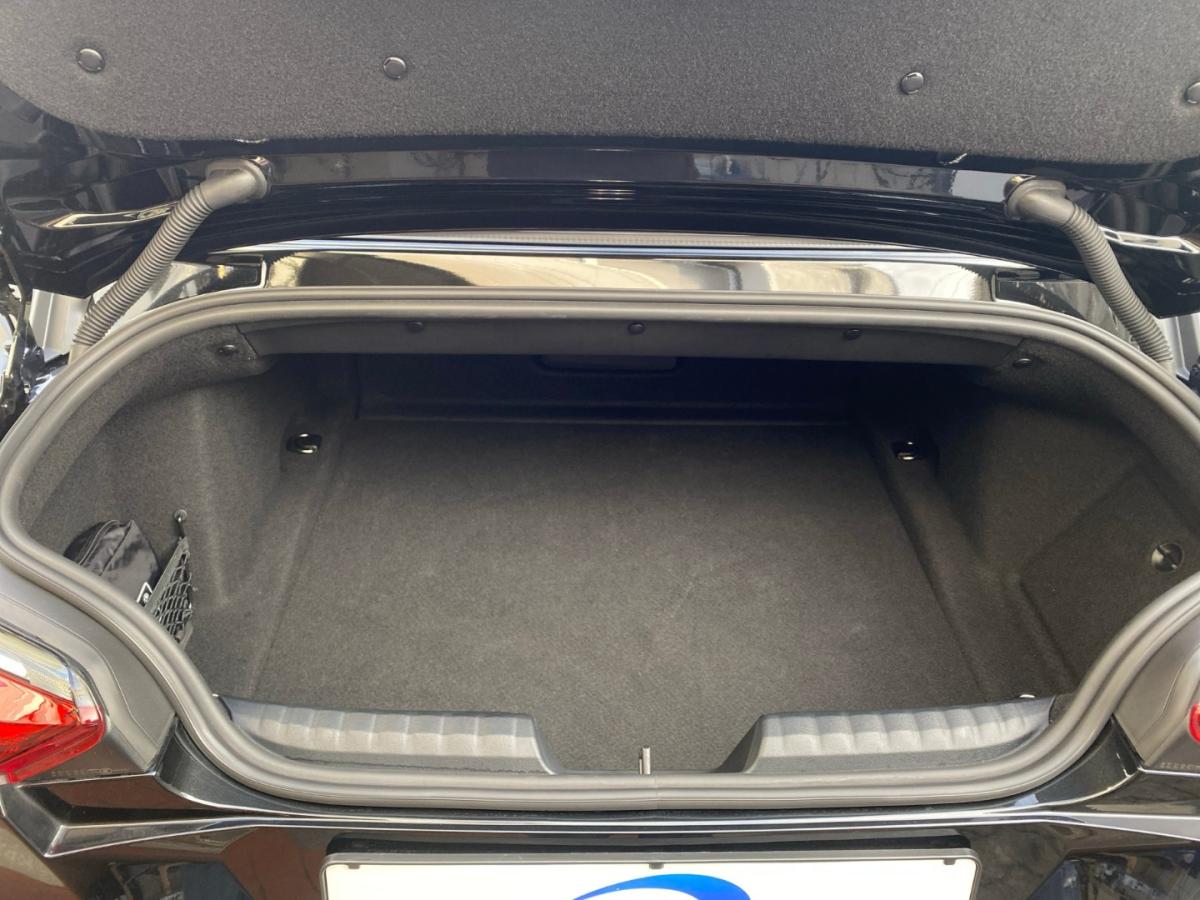 BMW Z4 sDrive20i von hinten in Schwarz