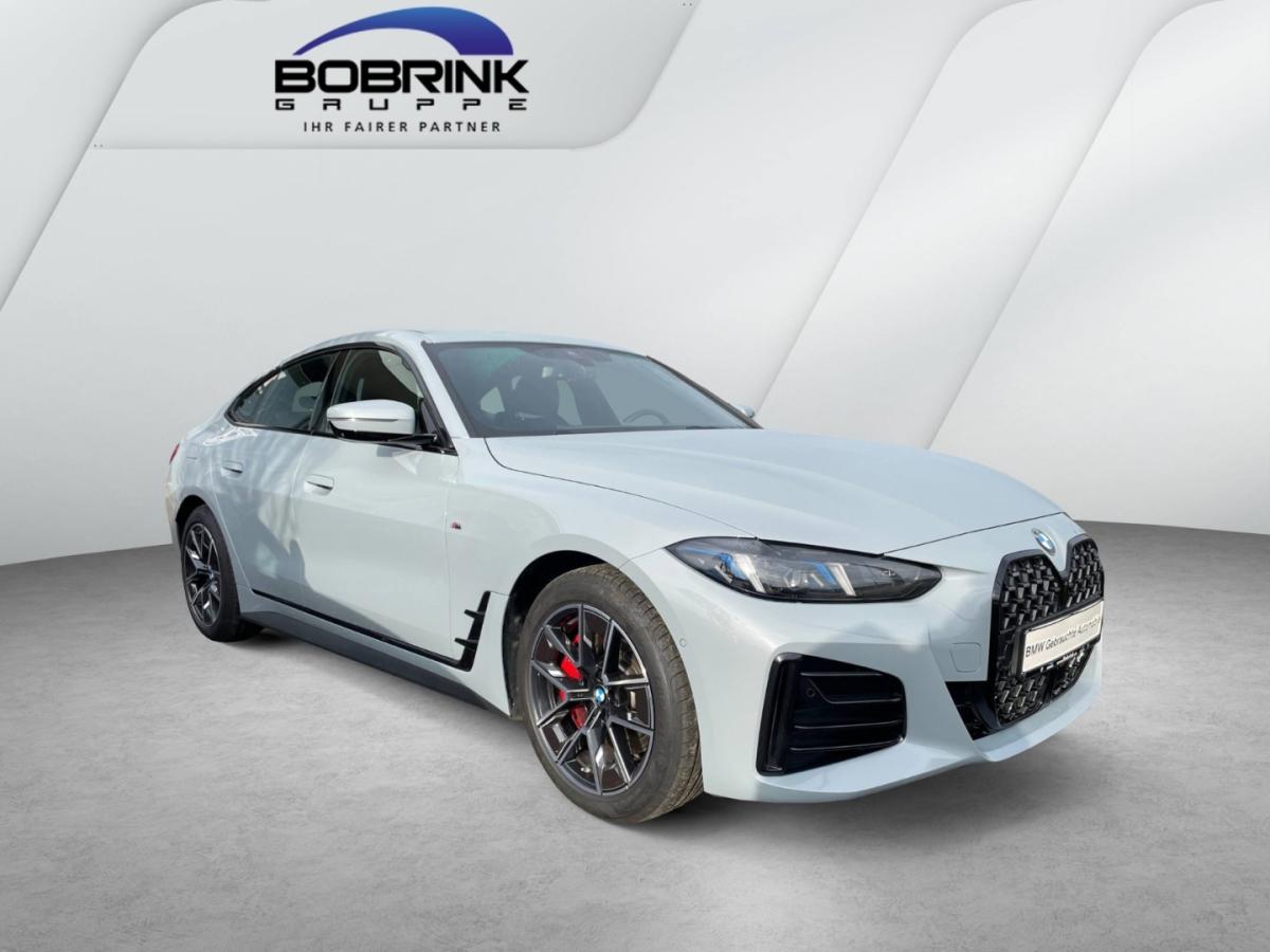BMW 420i Gran Coupe von vorne in Grau