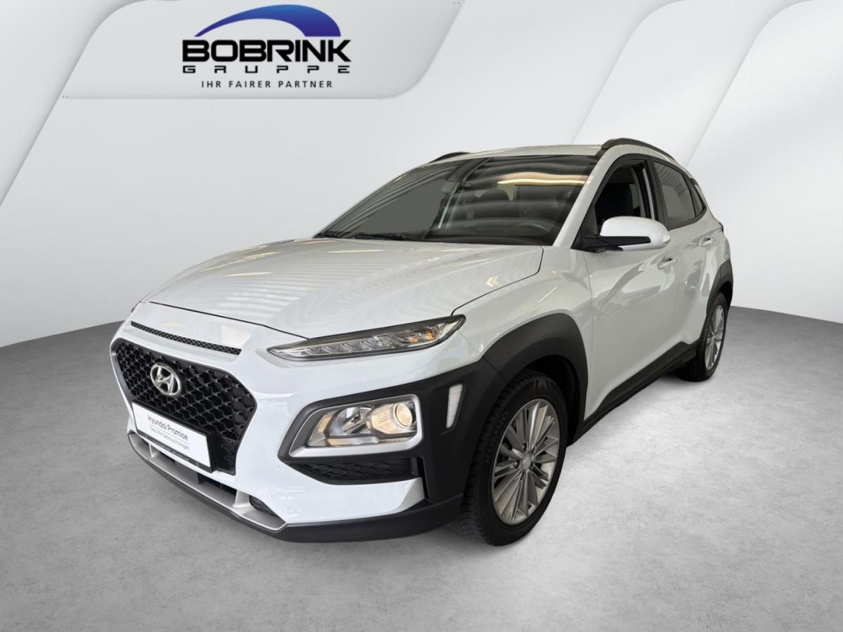 HYUNDAI KONA in Weiß von vorne HYUNDAI KONA in Weiß von vorne