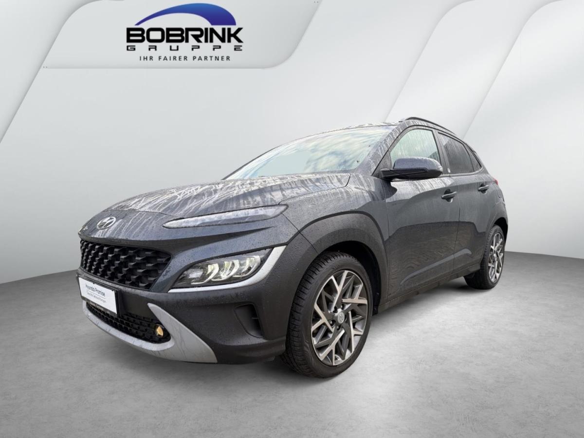 HYUNDAI KONA in Schwarz von vorne HYUNDAI KONA in Schwarz von vorne