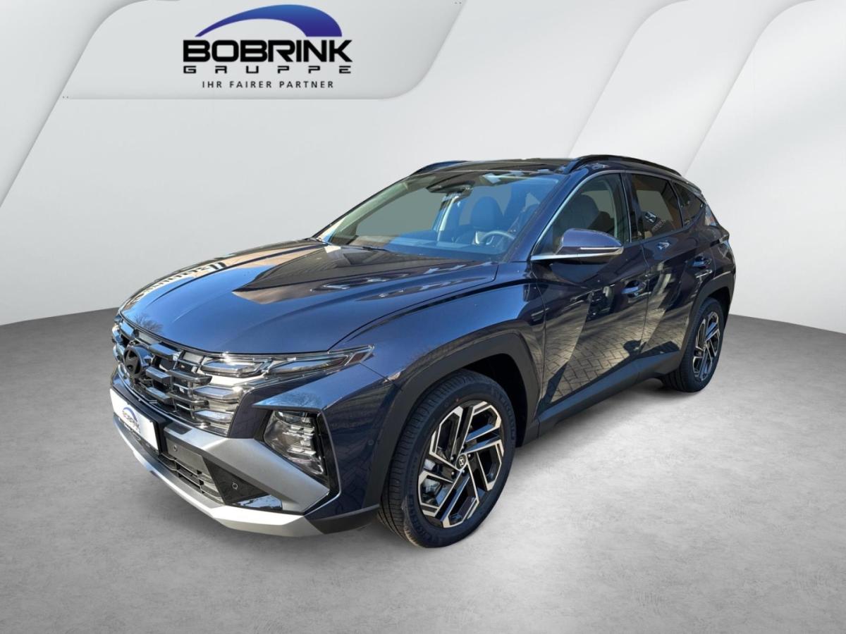 HYUNDAI TUCSON in Blau von vorne