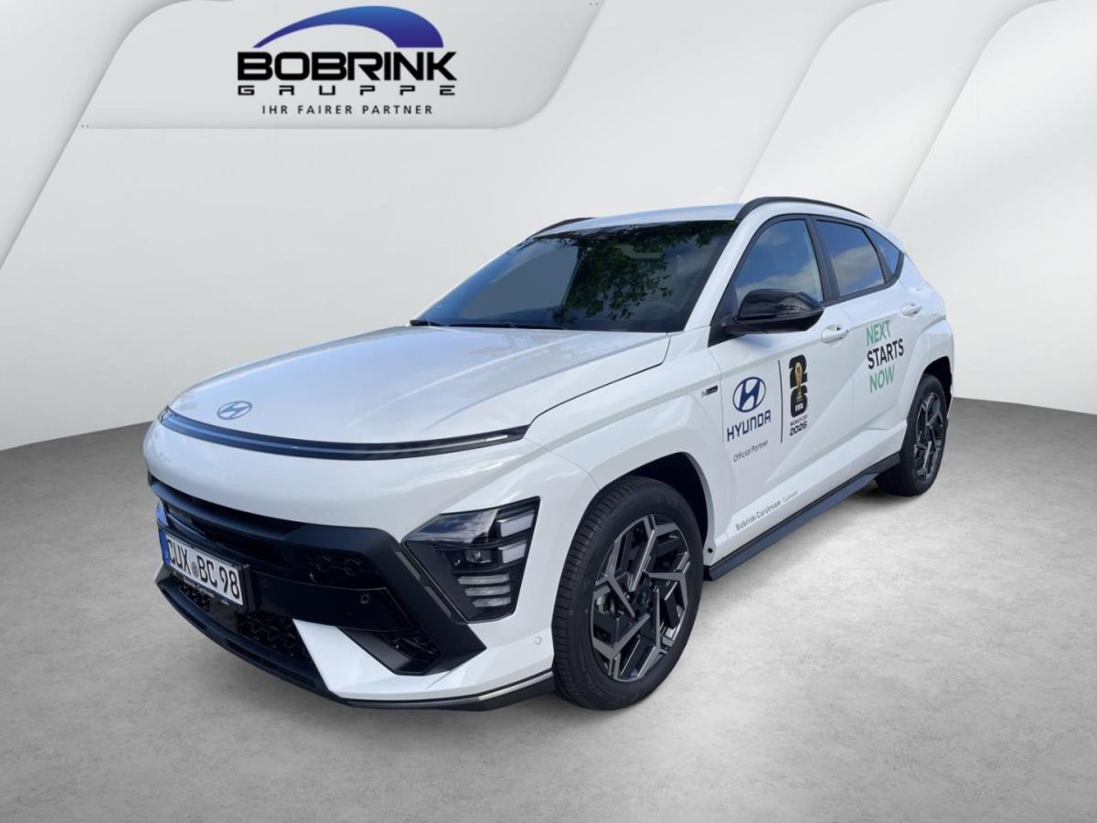 HYUNDAI KONA in Weiß von vorne