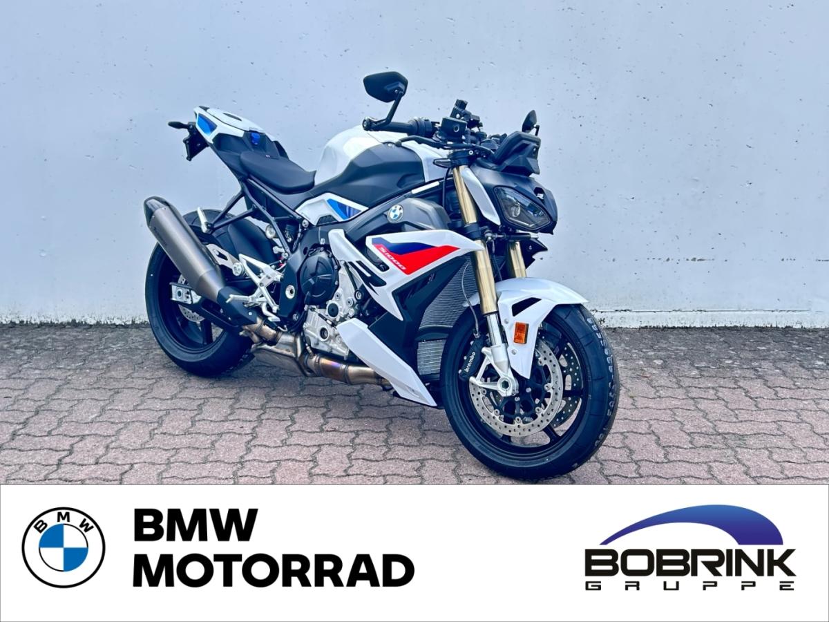 BMW S 1000 R in Weiß von vorne
