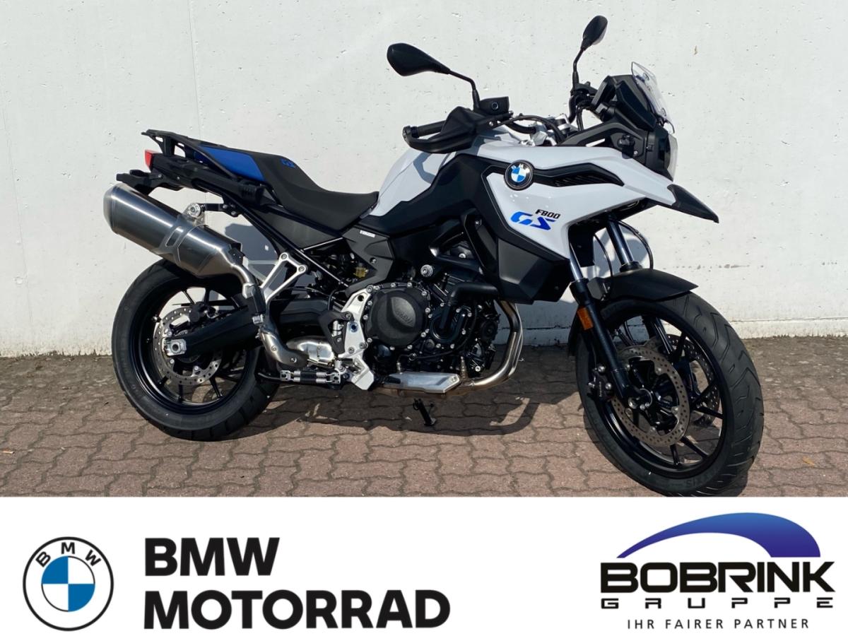 BMW F 800 GS in Weiß von vorne