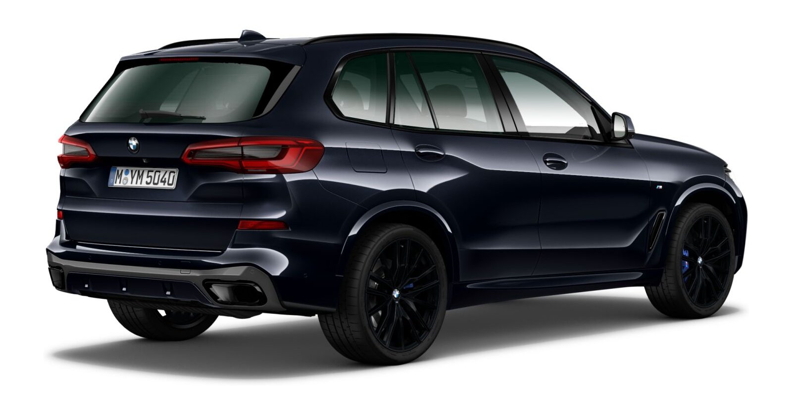 BMW BMW X in Schwarz von hinten BMW BMW X in Schwarz von hinten
