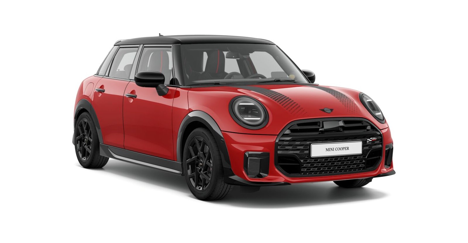 MINI Cooper C in Rot von vorne MINI Cooper C in Rot von vorne