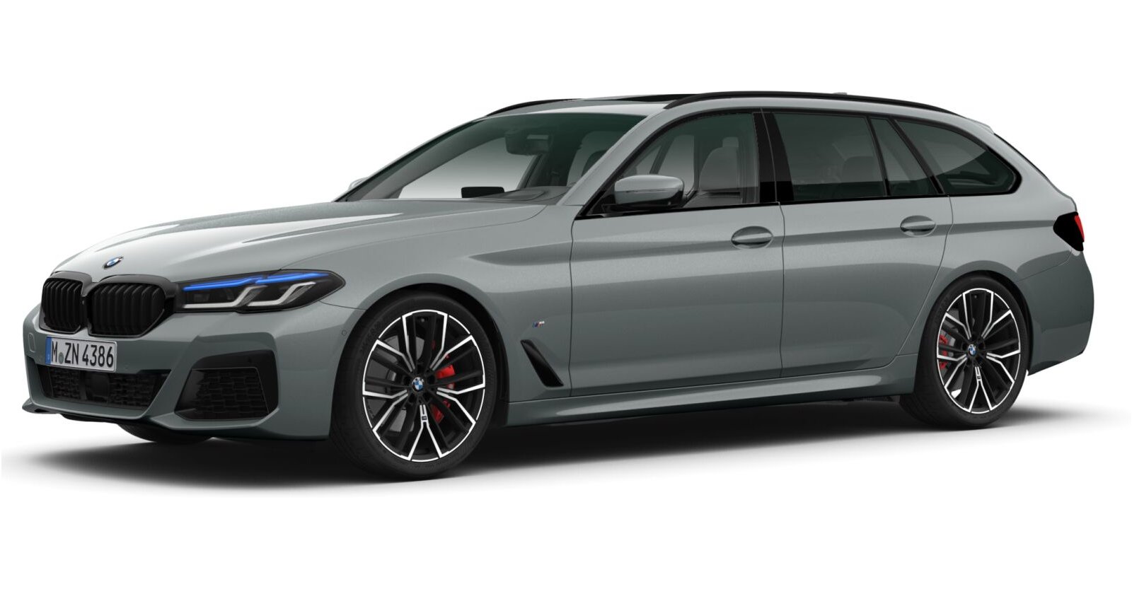 BMW BMW 5er in Grau von vorne BMW BMW 5er in Grau von vorne