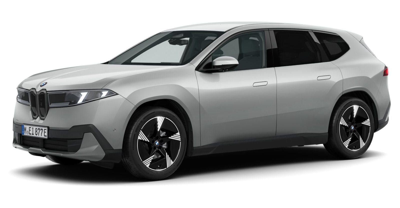 BMW iX3 40 in Grau von vorne