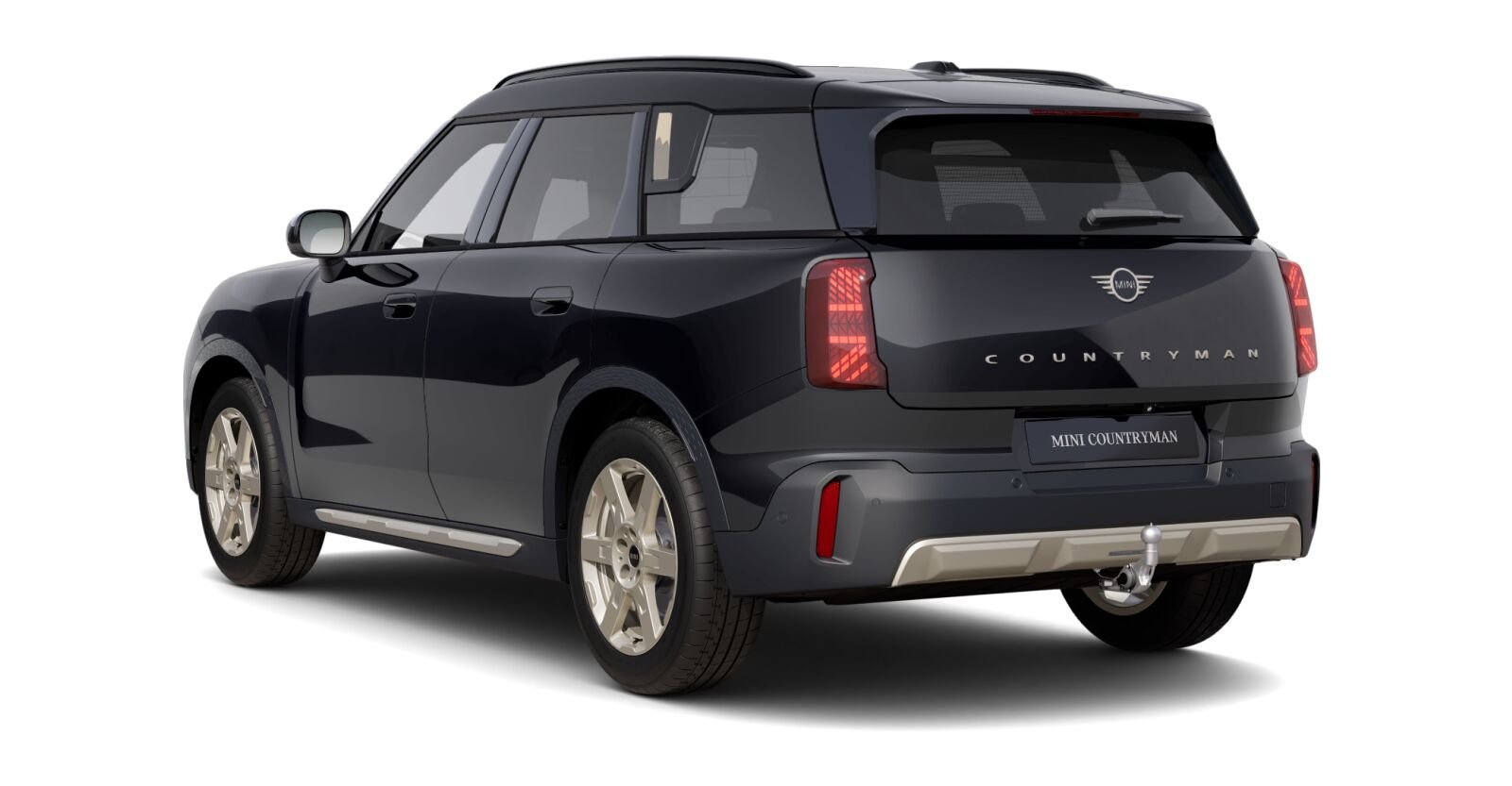 MINI MINI Countryman in Schwarz von hinten