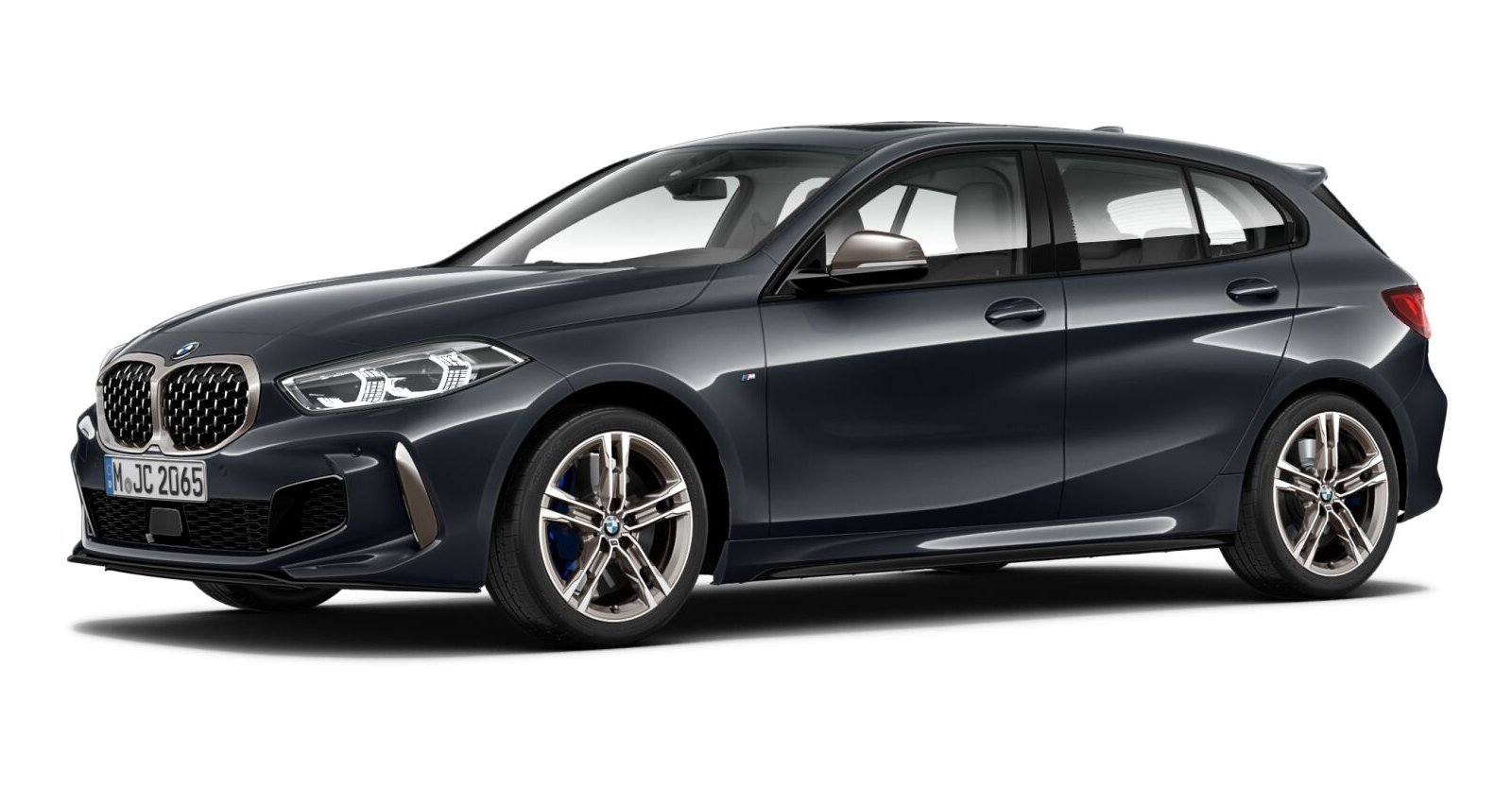 BMW BMW 1er in Grau von vorne