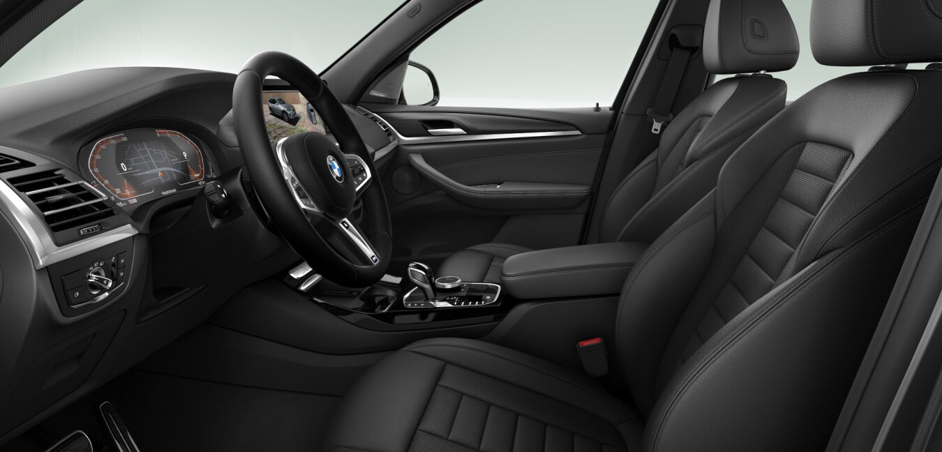 BMW BMW X im Innenraum seitlich