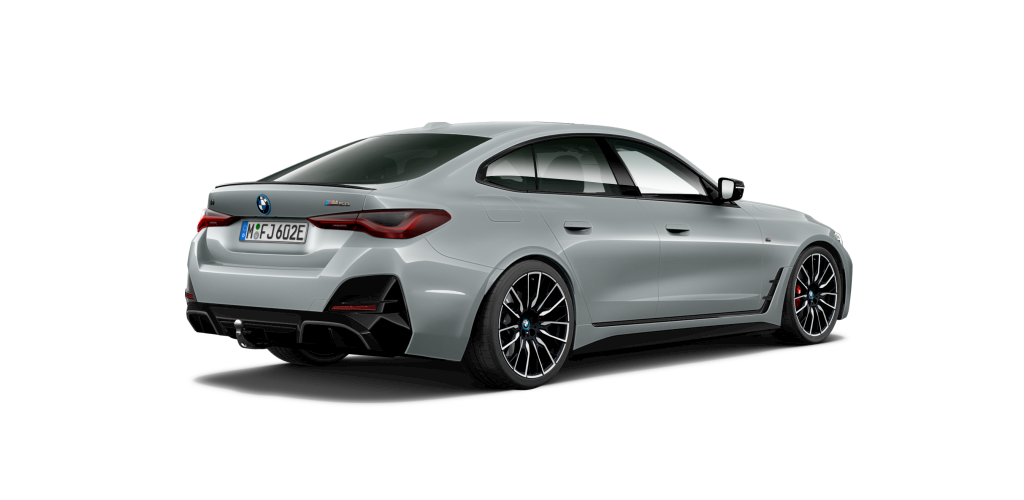 BMW BMW I in Grau von hinten BMW BMW I in Grau von hinten