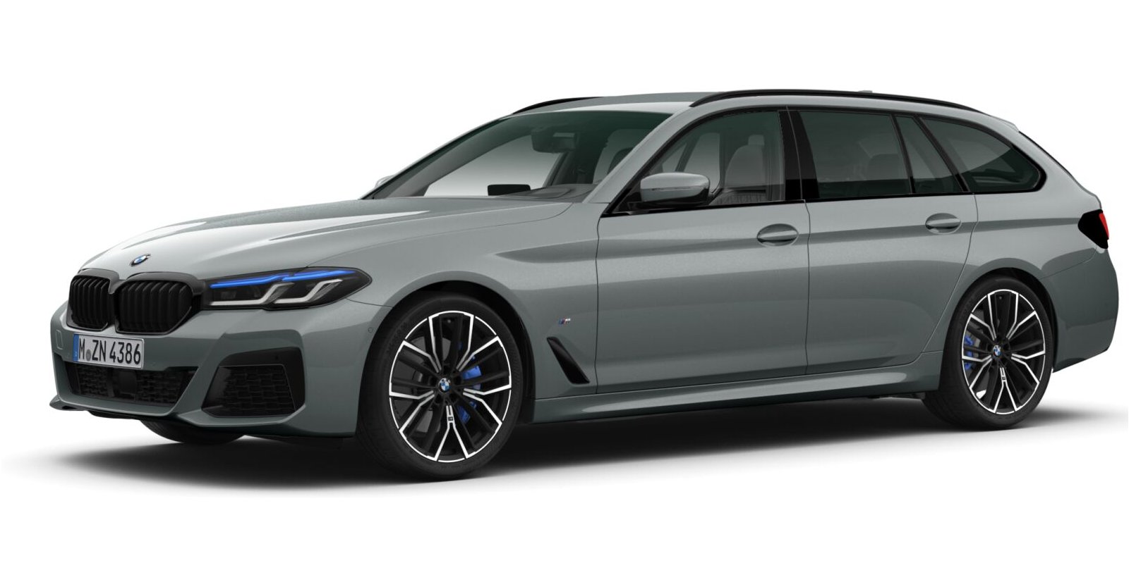 BMW BMW 5er in Grau von vorne BMW BMW 5er in Grau von vorne