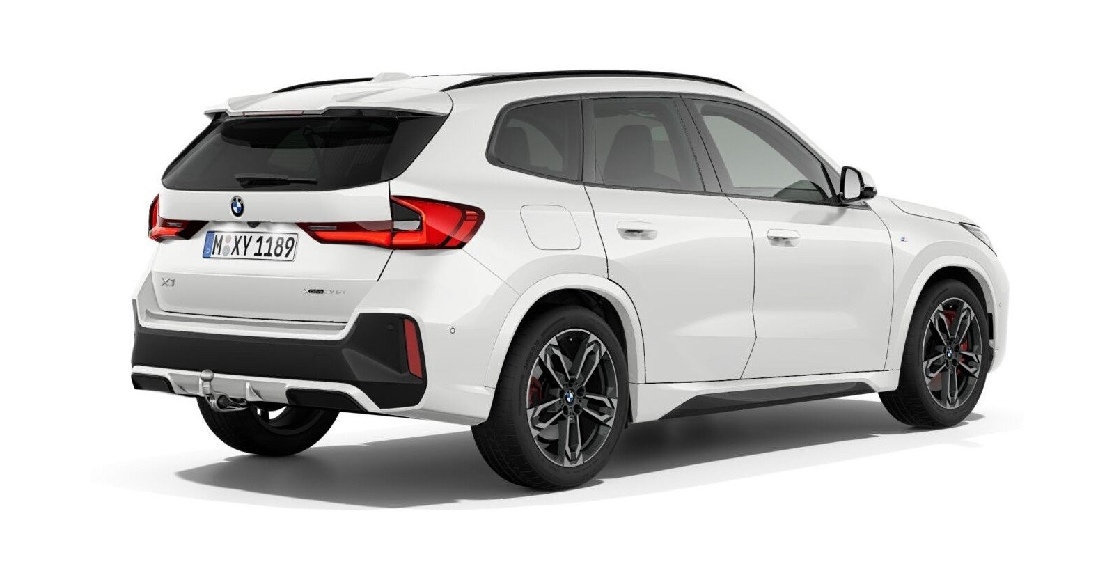 BMW BMW X in Weiß von hinten BMW BMW X in Weiß von hinten