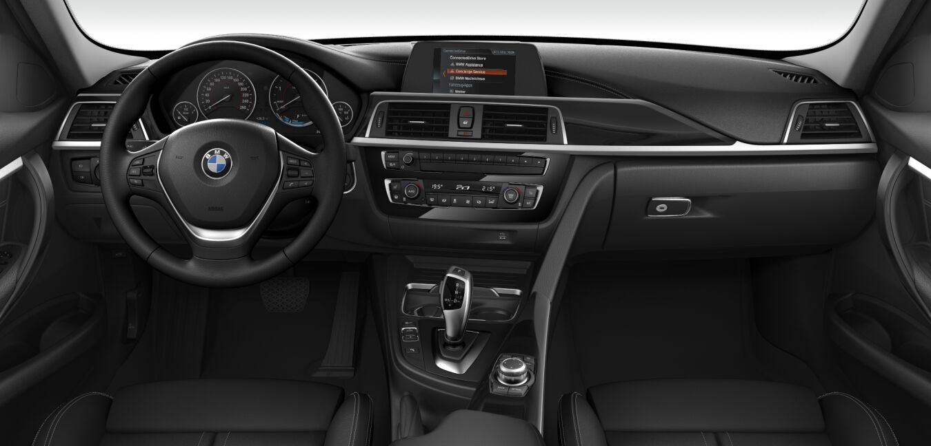 BMW BMW 3er im Innenraum von vorne BMW BMW 3er im Innenraum von vorne