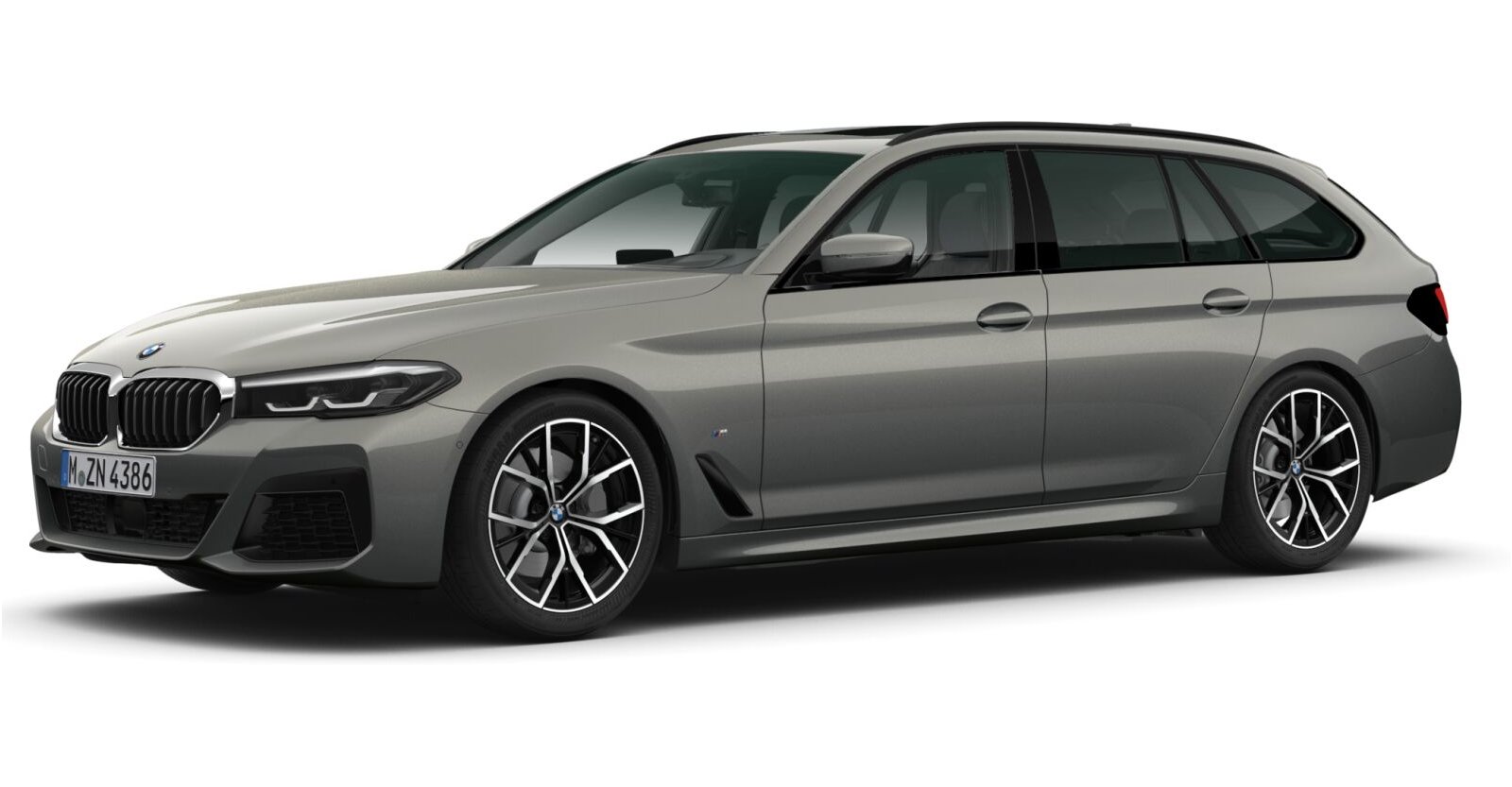 BMW BMW 5er in Grau von vorne BMW BMW 5er in Grau von vorne
