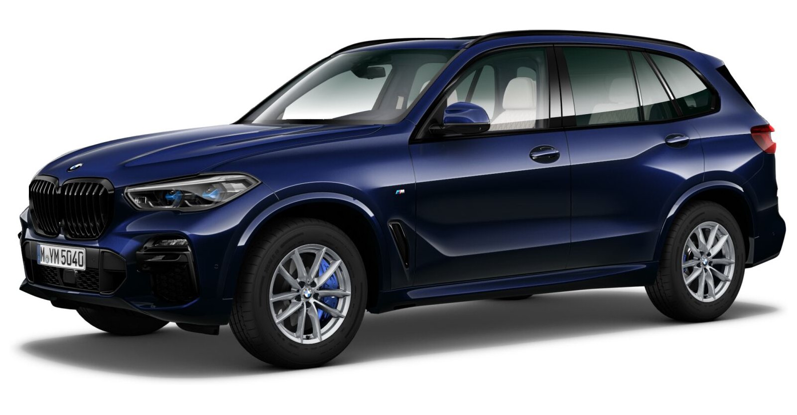 BMW BMW X in Blau von vorne BMW BMW X in Blau von vorne