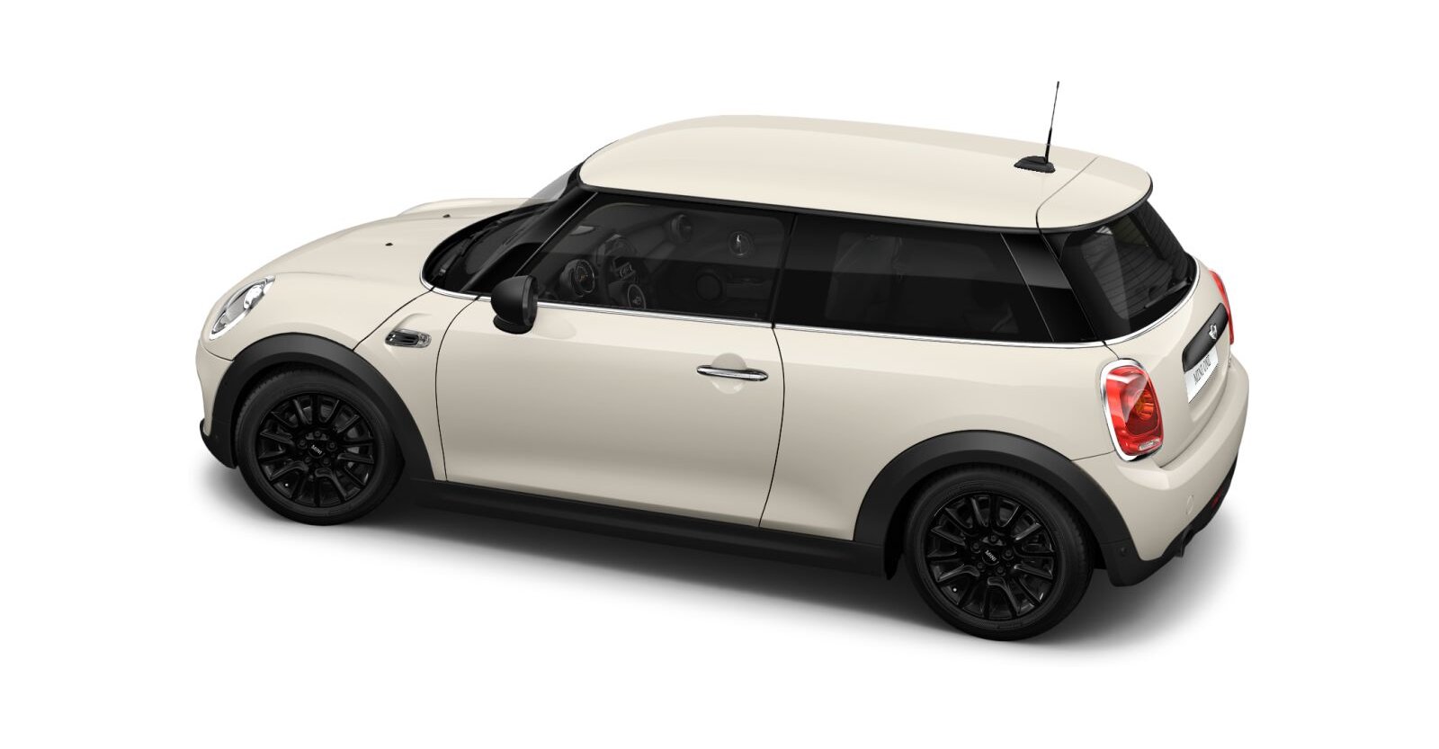MINI MINI 3-Türer in Weiß von hinten MINI MINI 3-Türer in Weiß von hinten
