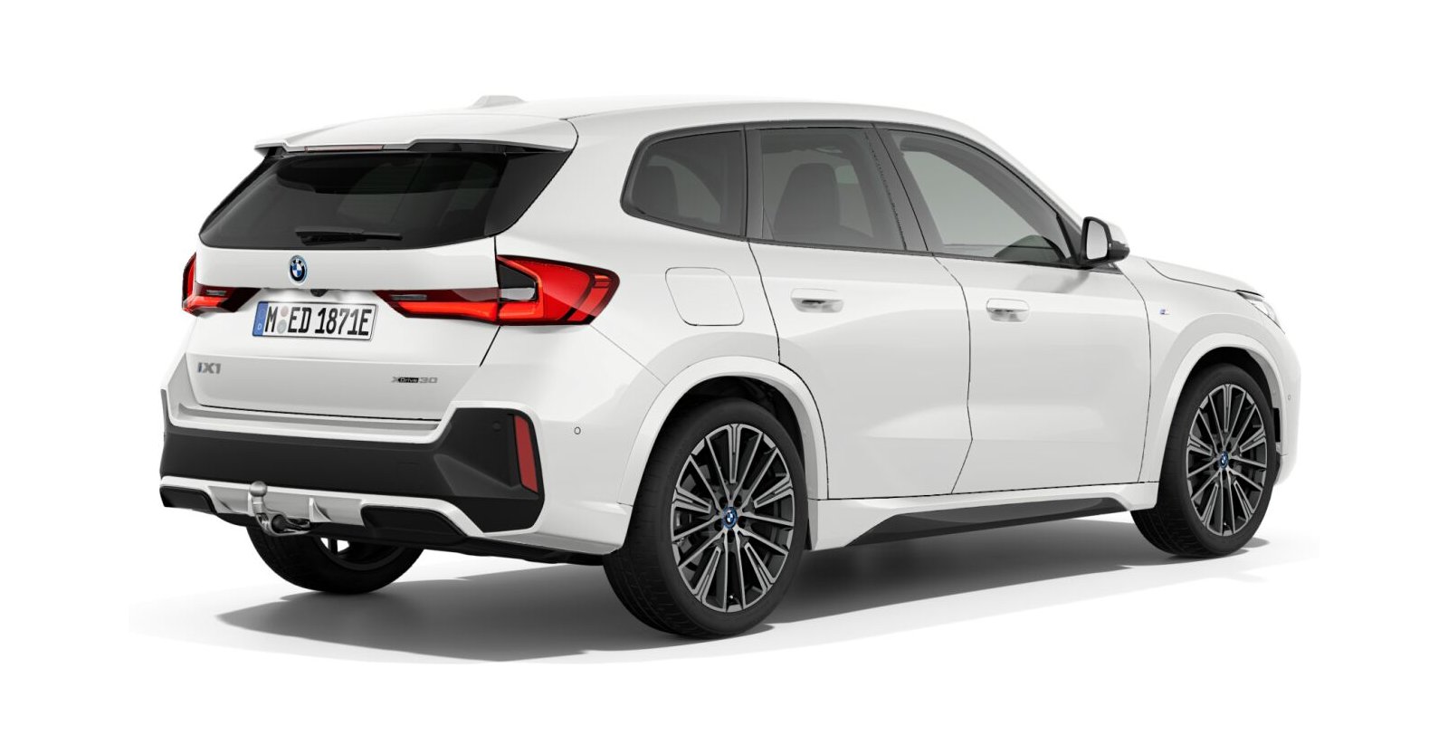 BMW BMW I in Weiß von hinten