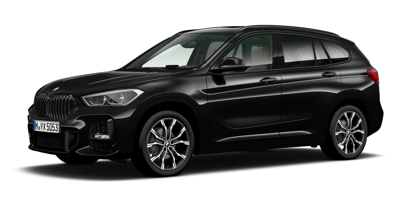 BMW BMW X in Schwarz von vorne BMW BMW X in Schwarz von vorne