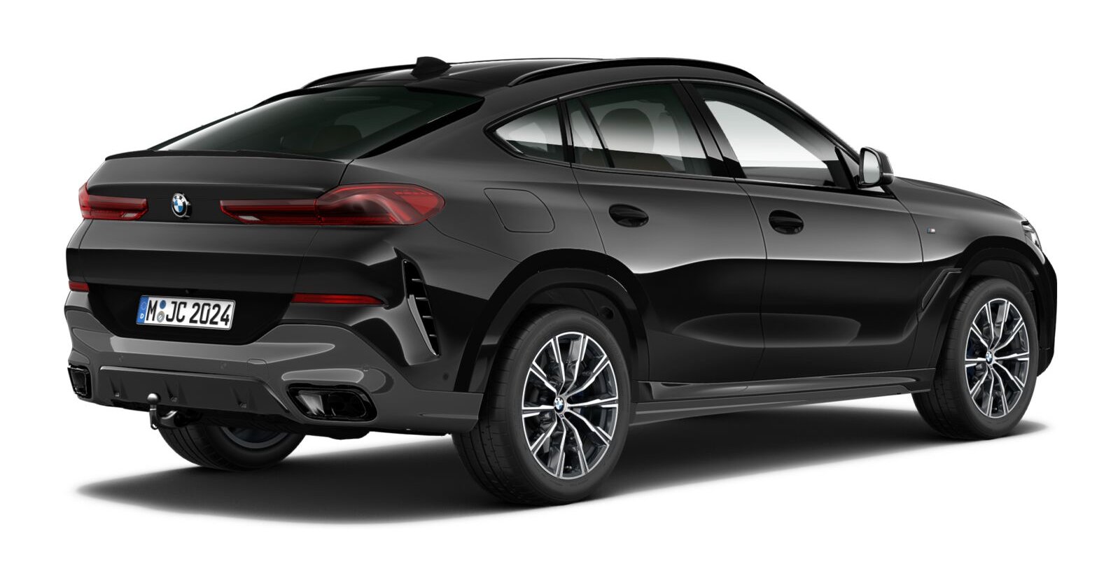 BMW BMW X in Schwarz von hinten BMW BMW X in Schwarz von hinten