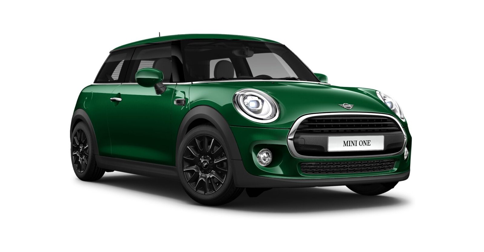 MINI One 3-Türer in Grün von vorne