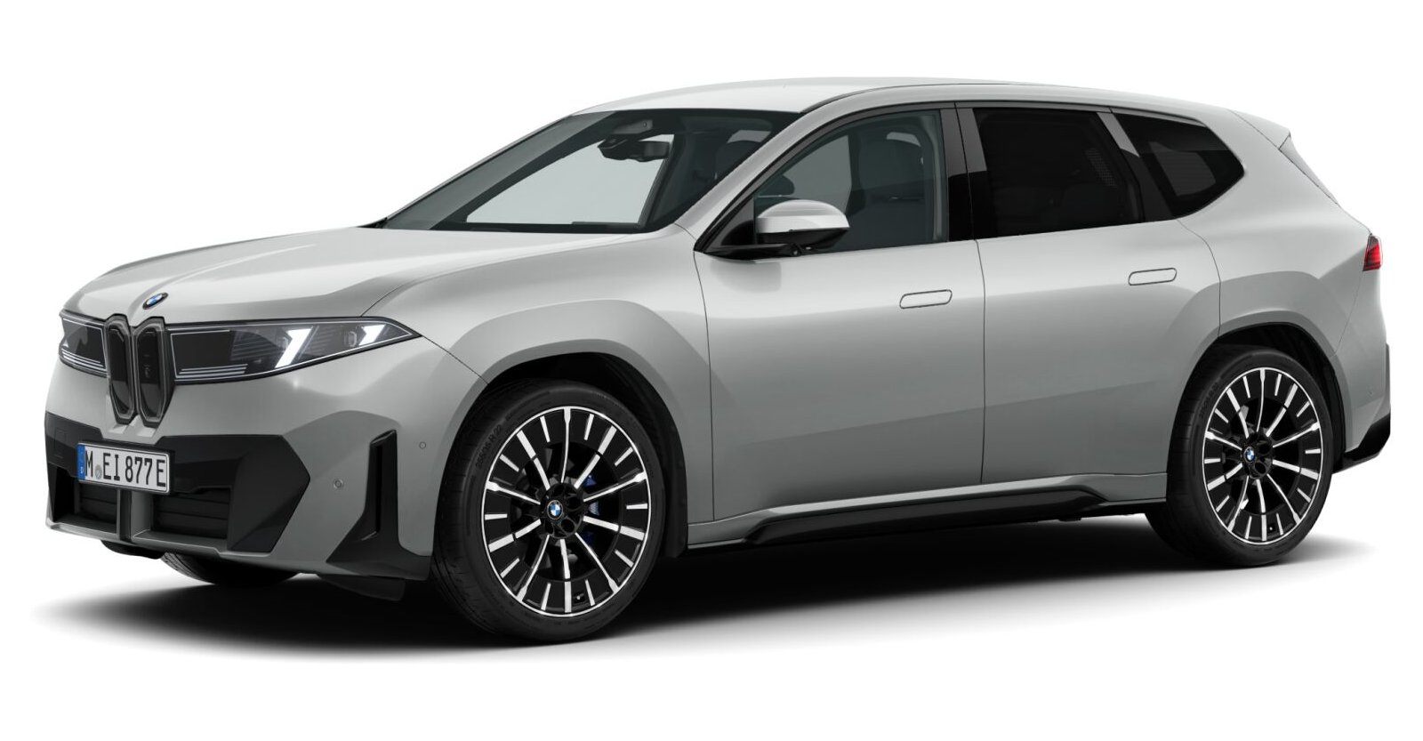 BMW iX3 50 xDrive in Grau von vorne