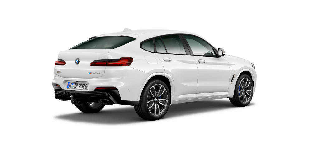 BMW BMW X in Weiß von hinten BMW BMW X in Weiß von hinten