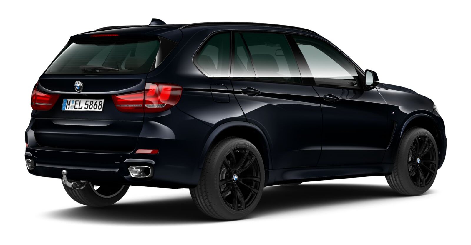 BMW BMW X in Schwarz von hinten BMW BMW X in Schwarz von hinten