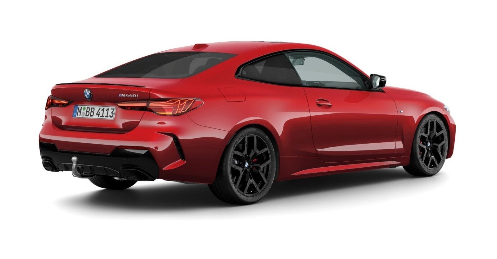 BMW BMW 4er in Rot von hinten BMW BMW 4er in Rot von hinten